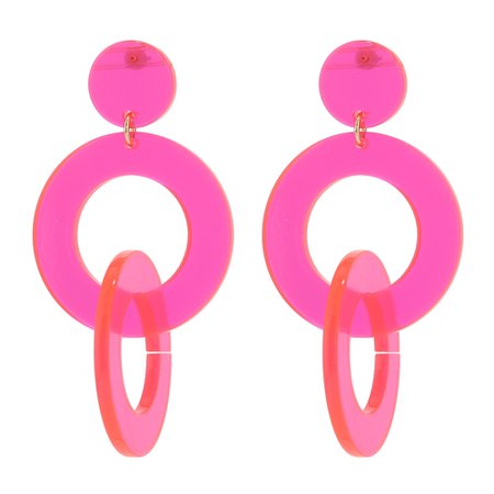 neon earrings - Google Search