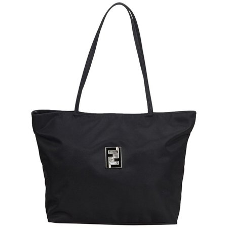 Fendi Black Nylon Tote Bag For Sale at 1stdibs