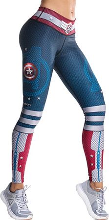 Drakon Leggings Women´s Activewear Workout Pants Printed Compression Pants Yoga Tights at Amazon Women’s Clothing store