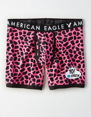 AEO X MTV 6" Classic Boxer Brief, Pink | American Eagle Outfitters