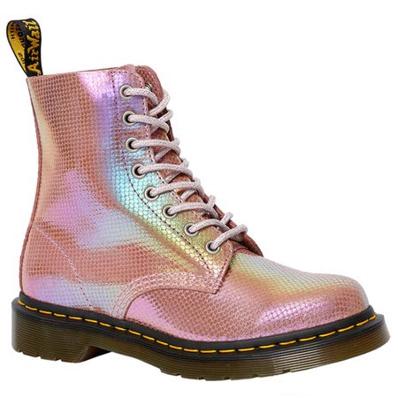 Dr Martens 1460 Pascal Iridescent Women's Boots - Pink Iridescent | Country Attire