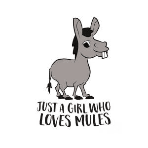 mule lover sticker