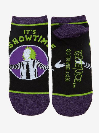 Beetlejuice Showtime No-Show Socks