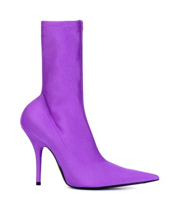 Balenciaga Purple Knife Boots-BBIBBI Fashion