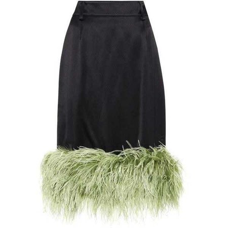 Prada black pencil skirt