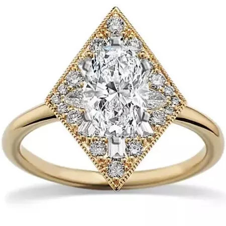 nude diamond silver ring bergdorfs - Google Search