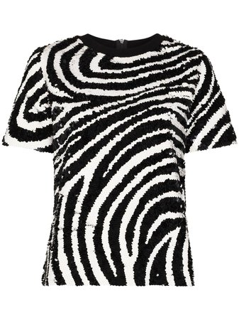 Ashish t-shirt à Sequins Brodés - Farfetch