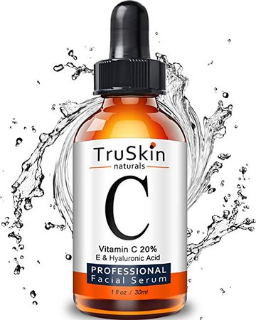 Amazon.com: TruSkin Naturals Vitamin C Serum for Face, Topical Facial Serum with Hyaluronic Acid & Vitamin E, 1 fl oz.: Beauty