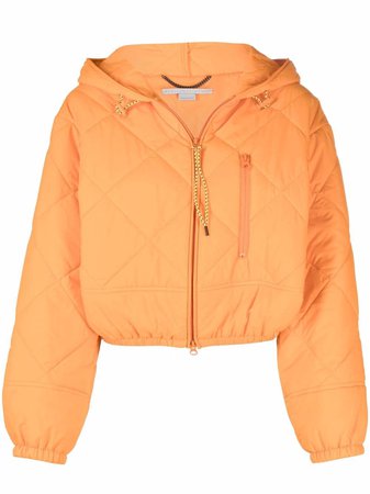 Stella McCartney cropped quilted puffer jacket - FARFETCH