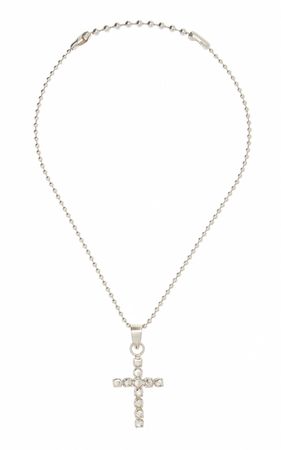 Stone Sterling Silver Cross Necklace By Martine Ali | Moda Operandi
