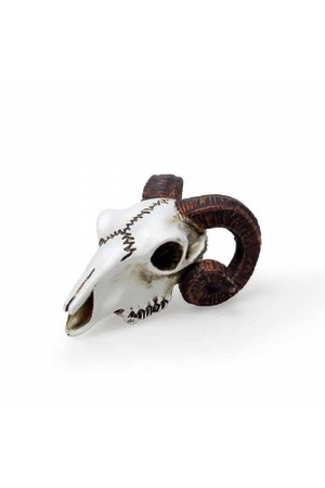 Rams Skull Miniature Ornament by Alchemy Gothic | Gothic