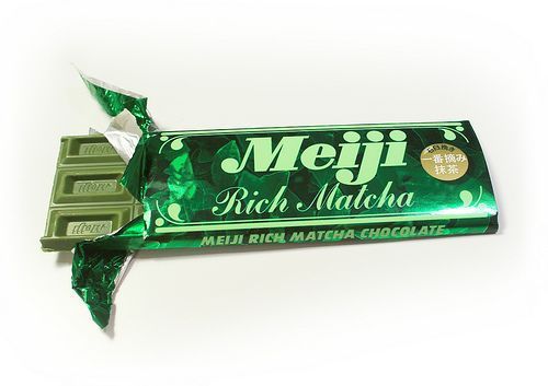 Ritch matcha chocolate, Meiji, Japan.