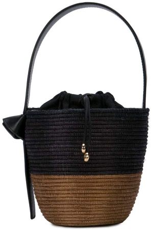 Cesta Collective woven bucket bag