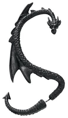 The Dragon Lure | Alchemy Gothic Ear Stud | EMP