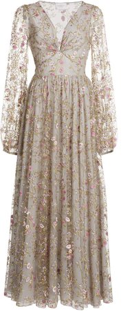 Giambattista Valli Floral Embroidered Gown