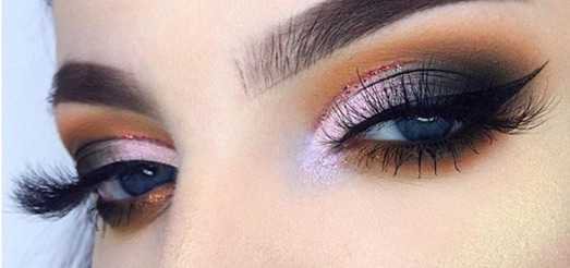black pink eye makeup