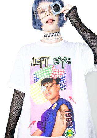 Cross Colours TLC Left Eye T-Shirt | Dolls Kill