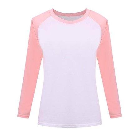 Оптовая-2016 осень корейский розовый стиль женщины футболка толстовка реглан с ...