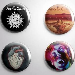 Alice In Chains buttons