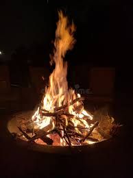 fire pit at night - Google Search