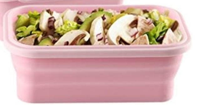Tupperware pink travel salad 🥗