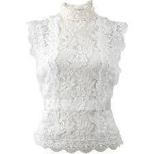 lace white shirt