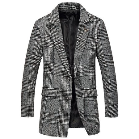 2018 men's autumn and winter long high end British style wool woolen coat / urban boutique large size Slim trench coat M 5XL-in Wool & Blends from Men's Clothing on Aliexpress.com | Alibaba Group