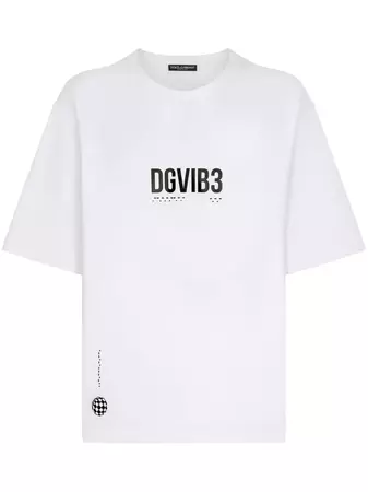 Dolce & Gabbana DGVIB3 logo-print Cotton T-shirt - Farfetch