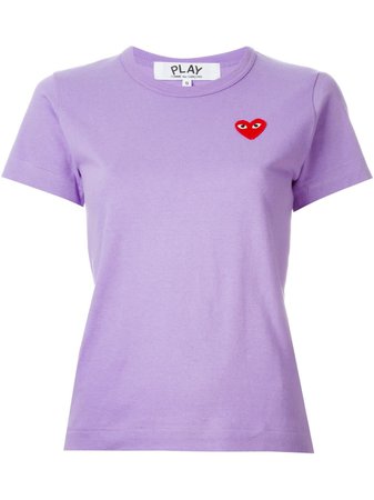 Camiseta con corazón bordado Comme Des Garçons Play 139€ - Compra online - Envío express, devolución gratuita y novedades a diario