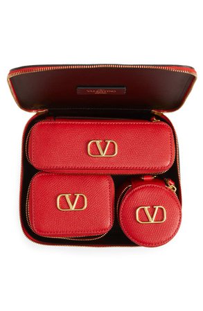Valentino Garavani VLOGO Multi Pouch Cosmetics Case | Nordstrom
