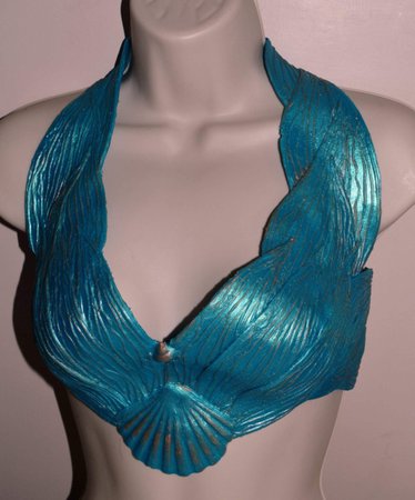 Blue Mermaid bikini top