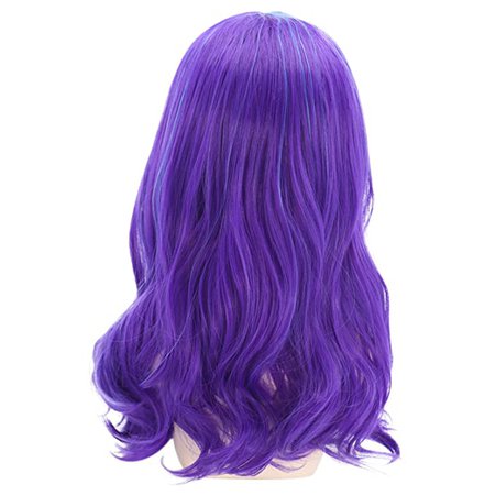 Amazon.com: BERON Women Girls Long Wave Purple and Blue Cosplay Wig Halloween Costumes Anime Party Wig (Adult): Beauty