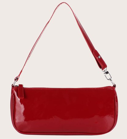 red minimalist handbag