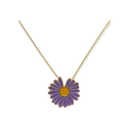 purple and purple necklace