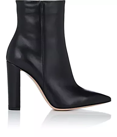 Gianvito Rossi Piper Leather Ankle Boots