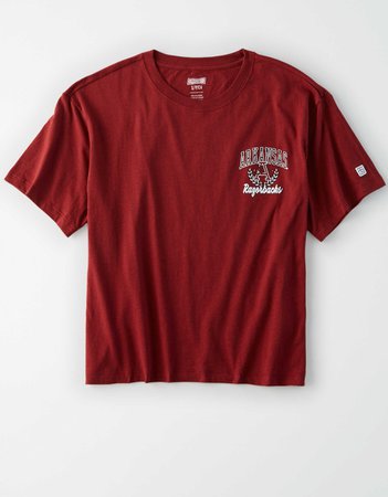 Arkansas Razorbacks Cropped T-Shirt