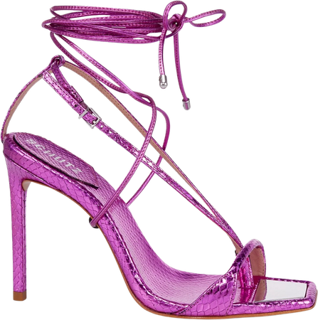 Purple Lace Up Heels