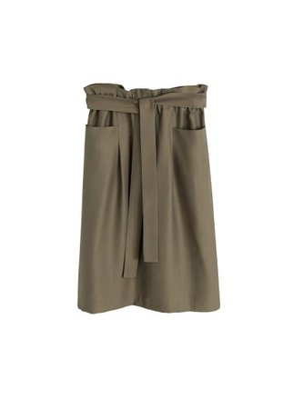 MANGO Soft pocketed skirt