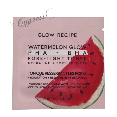 glow recipe watermelon glow pore tight toner sample
