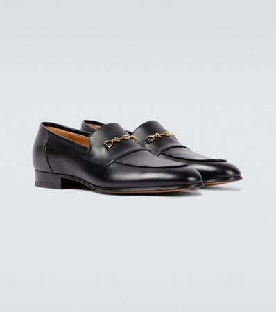 Gucci, Horsebit leather loafers