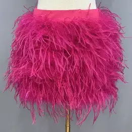 fuzzy flamingo skirt shein pink - Google Search