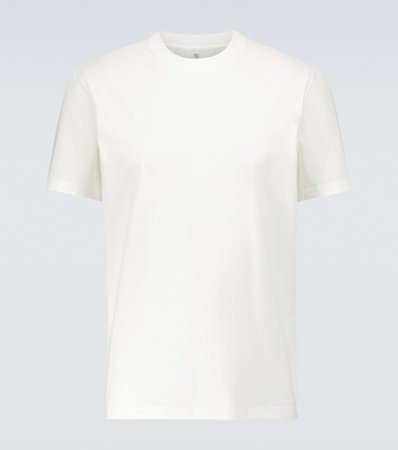 Brunello Cucinelli, Short-sleeved cotton T-shirt