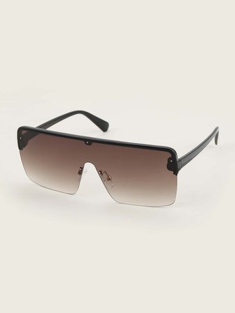Flat Top Shield Sunglasses | SHEIN USA