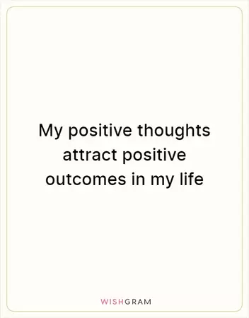 positive thoughts attracts good things quotes - Ricerca Google
