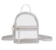 clear mini backpack