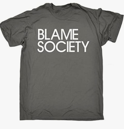 blame society tshirt