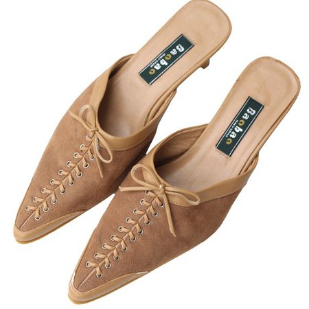 Y2K VINTAGE SLIP-ON sandals / pointed shoes / nude / beige / | Etsy