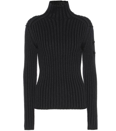 Chloé - Ribbed wool-blend sweater | Mytheresa