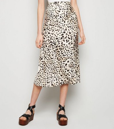 Brown Leopard Print Midi Skirt | New Look