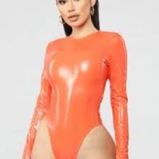 orange body suit - Google Search